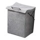 thumbnail image 3 of Cesta colgante plegable para la colada, cesto para ropa sucia con asas de transporte, cesta de almacenamiento de ropa sucia para montaje en pared para Con tapa, 3 of 8