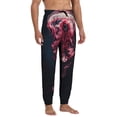 thumbnail image 4 of Kdxio Mesmerizing Pink Jellyfish Pattern Joggers,Sweatpants for Men with Pockets-Large, 4 of 5