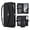 Black, variant on for Samsung Galaxy Z Fold 5 Adjustable Shoulder Strap&Wrist Strap Detachable Magnetic Wallet Case,Zipper Pocket&RFID Blocking Card Slots, PU Leather Full Body Protection Rugged Phone Case,Black