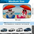 thumbnail image 2 of Sunshade for Car Windshield,Foldable Car Windshield Sun Shade,Front Window Sun Visor Protector Blocks UV Rays and Heat 59"X 33", 2 of 10