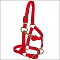 thumbnail image 2 of Weaver Mini Adj Nylon Halter Brass L Red, 2 of 2