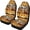 Deer Sunflower Print, variant on XYZCANDO Car Seat Covers Retro Floral 2 Pack Car Front Seat Covers Interior Decor Truck SUV Vehicle Protective Removable Car Seat Protector