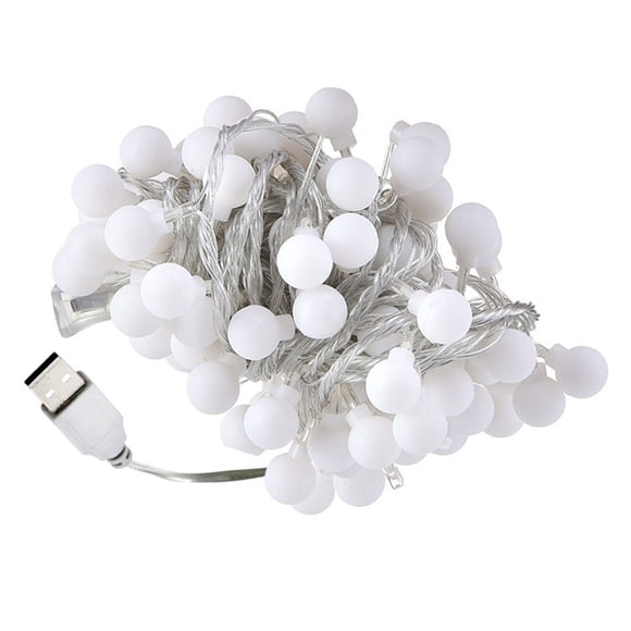 OUNONA 1 Set LED Lights for Camping White Plastic Decorative Lighting for Tent Light