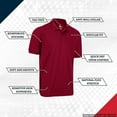 thumbnail image 3 of Premium Boys High Moisture Wicking Polo T Shirts, 3 of 5