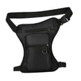thumbnail image 4 of Riñonera DYNWAVEMX bolsa cartuchera ajustable para muslo ciclismo senderismo viajes pesca Negro, 4 of 8