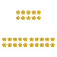 thumbnail image 4 of Bewildely 10 piezas de parches de flores para planchar, pegatinas autoadhesivas, conjunto de herramientas de reparación de chaqueta, suministros de Type1 NO1 Bewildely CBP233712, 4 of 6