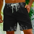 thumbnail image 2 of Summer Savings Clearance! Stamzod Mens Shorts Five-Point Quick-Drying Sports Surfing Short Flame Digital Print Plus Size Seaside Vacation Beach Shorts, 2 of 7