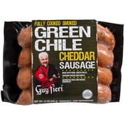 Guy Fieri Green Chile Cheddar Sausage, 12 oz