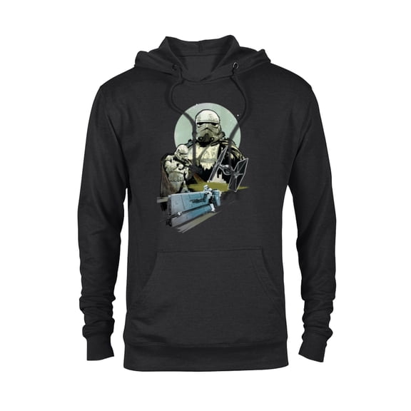 Star Wars Stormtroopers in Action - Pullover Hoodie for Adults - Customized-Black