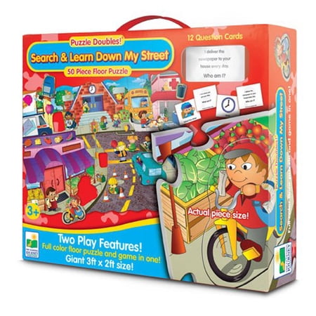 UPC 657092029084 product image for Learning Journey Create a Scene Down My Street Puzzle Doubles | upcitemdb.com