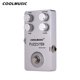 thumbnail image 1 of Pedal de efectos C-FC1 Fuzzster Distorsión Pedal de efecto de guitarra Bajo Fuzz Pedal para guitarras eléctricas Alluminum Alloy Shell Plata COOLMUSIC Pedal de efectos, 1 of 6
