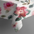 thumbnail image 4 of Pioneer Flower Floral Print Pattern Rectangle Tablecloth 60"x102",Waterproof Polyester Rectangle Table Cloth, Wipeable Spillproof Polyester Tablecloth for Dining, Camping, Indoor and Outdoor, 4 of 5