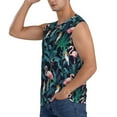thumbnail image 3 of Kdxio Flamingos And Birds for Men's Muscle T-shirt,Sleeveless for Workout Running Athletic Gym Lounge Casual, 3 of 7