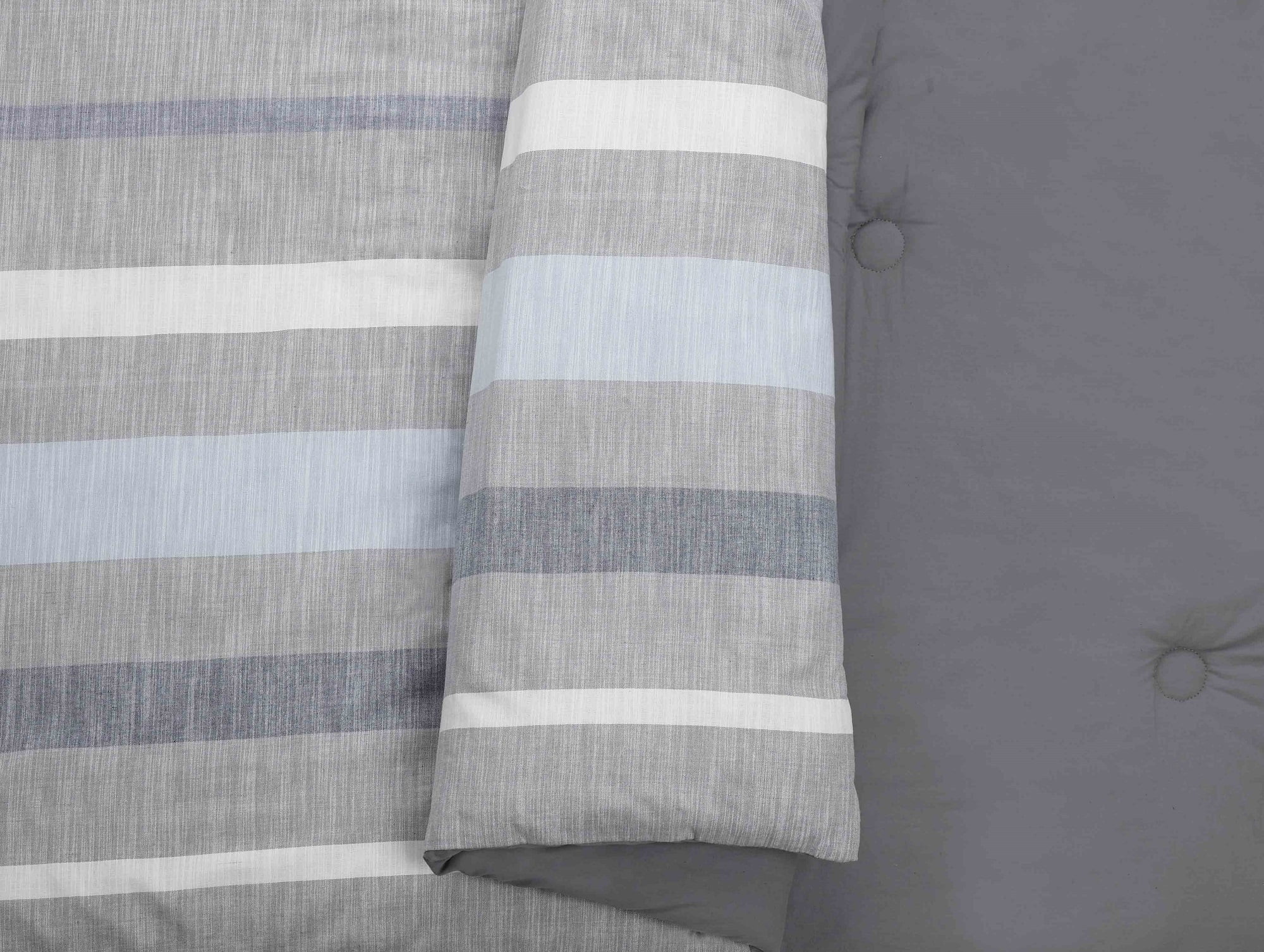 Better Homes & Gardens 3-piece Bold Blue Stripe Comforter Set, King