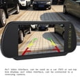 thumbnail image 2 of Monitor de Visualización Cámara de Coche 7 Pulgadas Coche Espejo Retrovisor LCD Oscurecimiento Autom AV1 Interfaz de Video Retrovisor retrovisor Coche Spptty Como se muestra en la descripción, 2 of 7