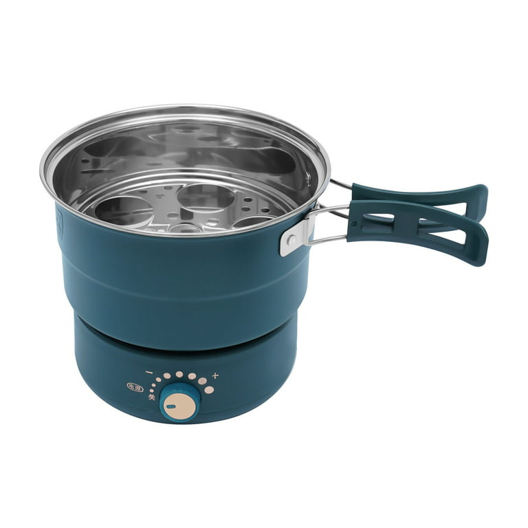 Mini Electric Electric Hot Pot, Portable Multi Functional Travel Cooker  Auto Power Off Rapid Heating Compact and Portable Anti Dry Burning for  Noodles