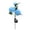 Sky Blue, variant on Solar Metal Peony Flower Stake Lights, IP65 Waterproof Warm White LED Landscape Lamp, Energy Saving Decor Lawn Lighting for Yard Patio Walkway Front Door Garden