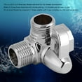 thumbnail image 4 of MYG 3-Way Brass Chrome Diverter T Shape Adapter Valve for Shower Head Mounted, 4 of 10