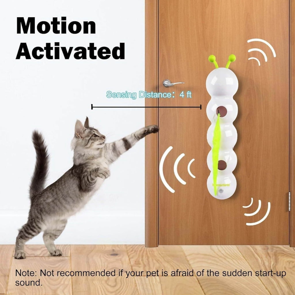 Auto Play Cats Toy Motion Sensors Charging For Physical Mental Training