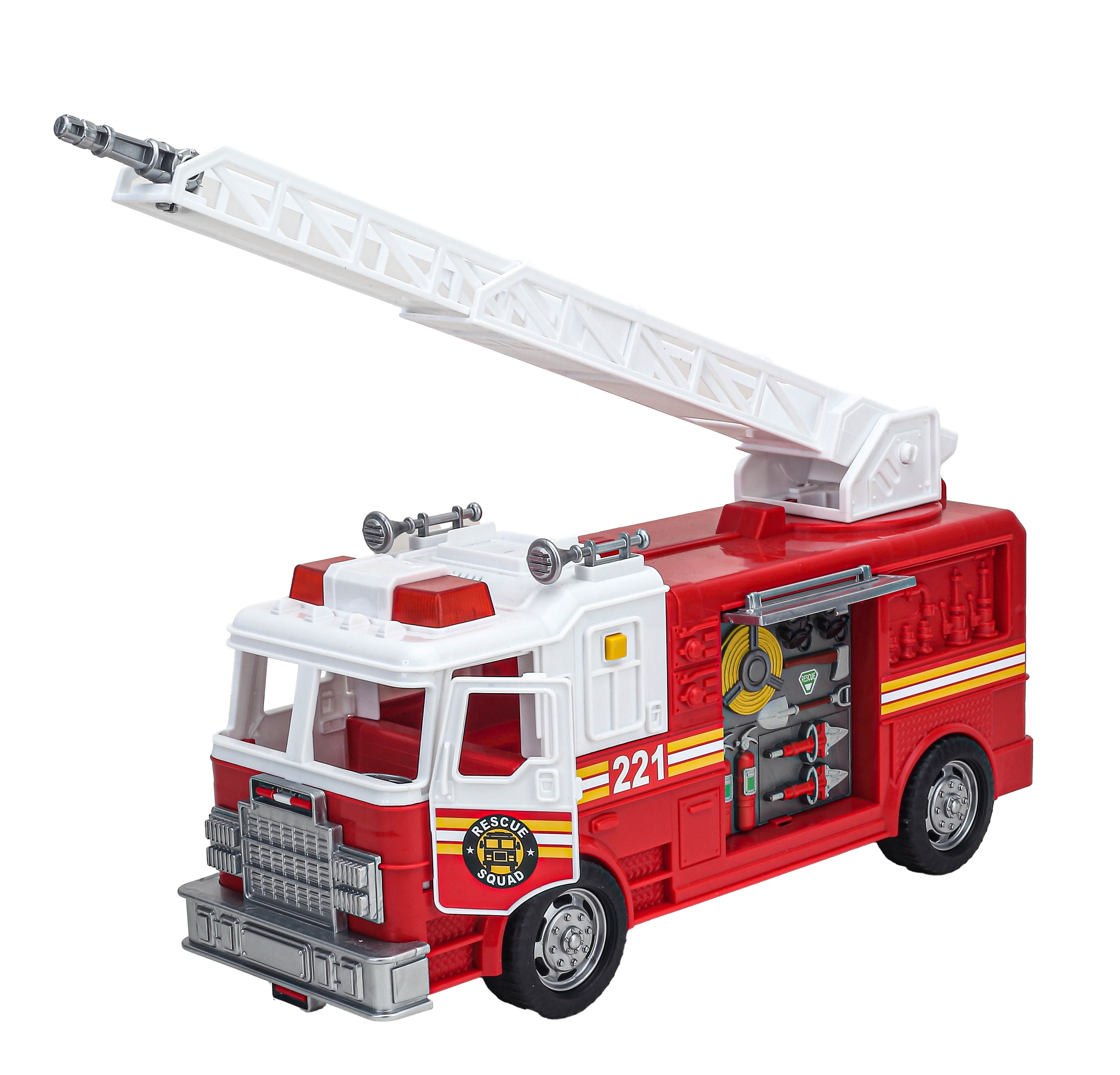 Adventure Force Utility Vehicle with Light & Sound - Fire Truck, Ages 3 and up