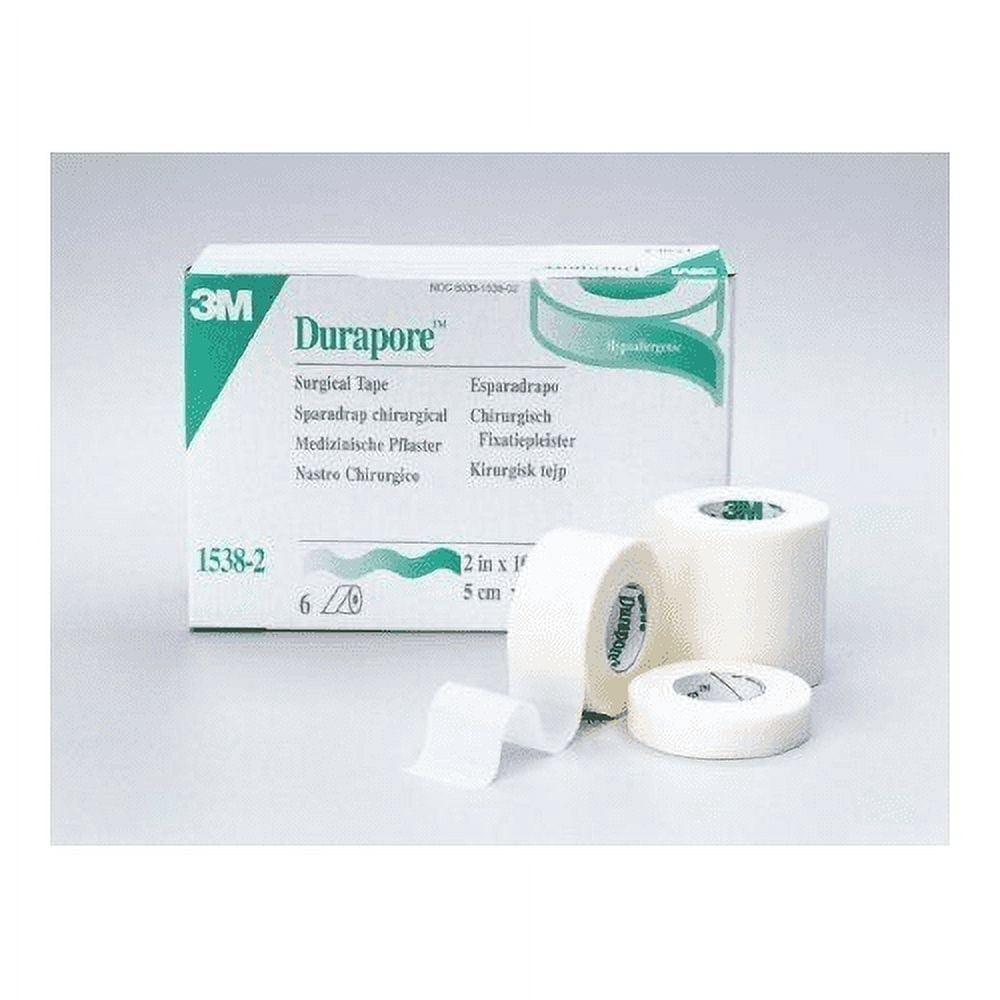 3M Water Resistant Hypoallergenic First Aid Tape, 6 Count