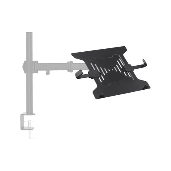 Monoprice Laptop Holder Attachment for LCD Desk Mounts�- Black Ideal For Work, Home, Office Laptops - Workstream Collection