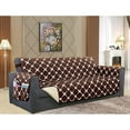 thumbnail image 2 of Elegant Comfort  Reversible Bloomingdale Pattern Quilted Sofa Furniture Protector, 2 of 5
