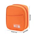 thumbnail image 3 of QJUHUNG Storage Pouch for Small Electronics and Accessories Tech Bag Electronic Organizer Case Compatible with Laptop Charger Mouse Cables Hub Power Bank Earphone Toiletries Cosmetics, 3 of 6