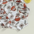 thumbnail image 5 of PENGXIANG Baby Girl Summer Swimsuit Sleeveless U Neck Cow Print Ruffle Bathing Suit, 5 of 5