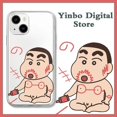 thumbnail image 2 of Crayon Shin-Chan iPhone15 funda de teléfono transparente, dibujos animados de Anime Kawaii, 11, 12, 13, 14pro Max Plus, prevención de caídas, regalos, 2 of 4