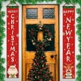 thumbnail image 1 of Merry Christmas Banners Outdoor Christmas Decorations  Porch Sign, 1 of 5
