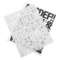 WEUVEB 10 Sheets Vinyl Letters for Clothing DIY with High Temperature Heat Transfer