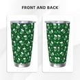 thumbnail image 3 of Balery Happy St. Patrick's Day Pattern 20oz Insulated Car Cup with Dual Drink Lids, Stainless Steel Travel Mug Eco-Friendly and Leak-Proof-Without Straw, 3 of 8
