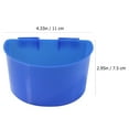 thumbnail image 3 of Shisuyan Hanging Trough Plastic Bird Cage Accessory 12Pcs 4.3X3.0X2.4In, 3 of 8