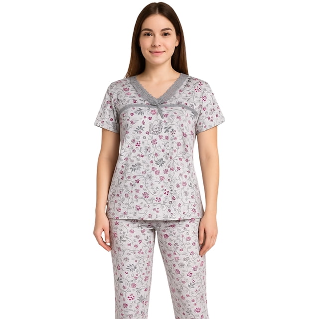 Set de Pijama Blusa y Pantalón Suave Y Cómoda Tatys Fashion