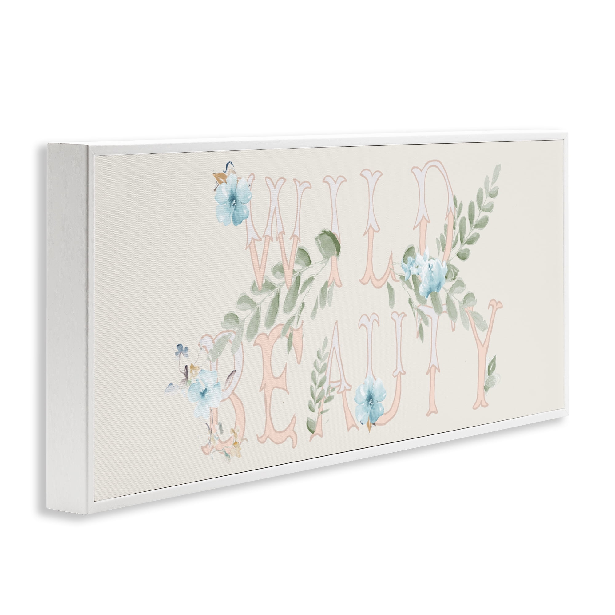 Stupell Industries Wild Beauty Florals White Framed Giclee Art, design by Patricia Pinto