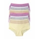 thumbnail image 1 of Paquete de Pantaleta para Niña Gota de Rocío Modelo Y-307, Corte Completo, De Algodón con Lycra, 1 of 5