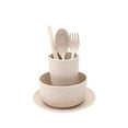 thumbnail image 4 of Gifts YYV 6pc Bowl Cup Spoon Fork Chopsticks Tableware Portable Home Going Out Tableware Set, 4 of 9