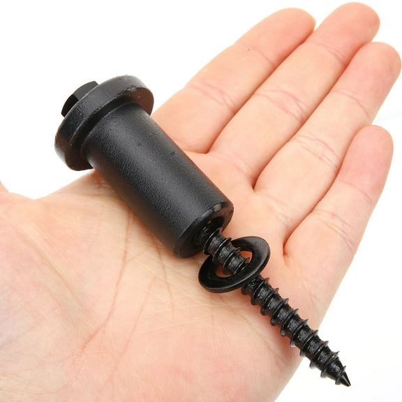 SEWCHICS Barn Door Track Spacers Black Carbon Steel High Performance Wear-Resistant 4Sets