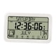 thumbnail image 3 of Reloj de pared digital decorativo, funciona con pilas, colgante, números grandes, sin tictac blanco, 3 of 9