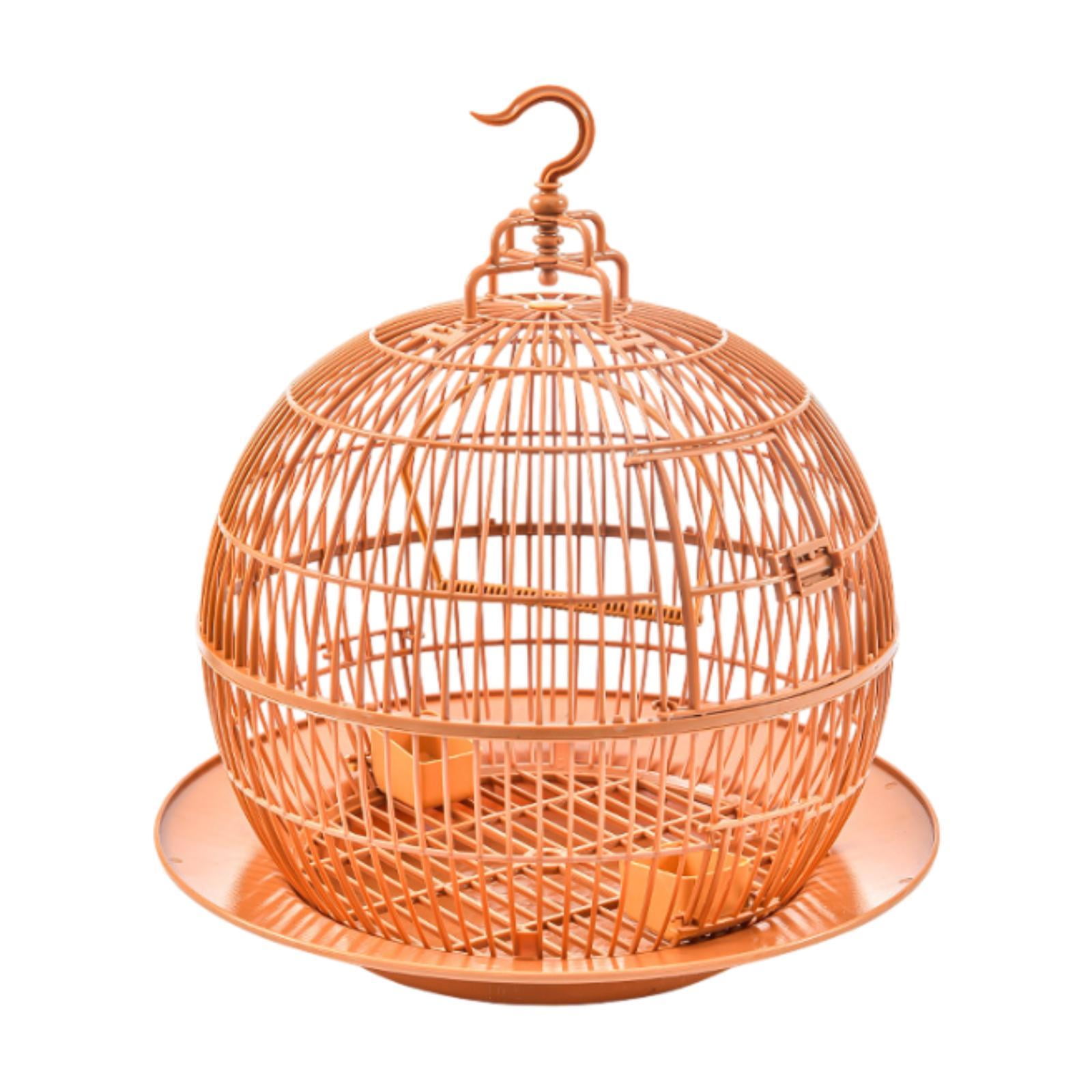 Serenable Bird Cage Birdcage,Elegant,Bird Supplies,Bird Carrier Mesh Ball Shape Parakeet Cage for Finches Budgies Small Birds Lovebirds