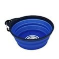 thumbnail image 2 of (2 pack) Life is Good® Pet Travel Bowl for Dogs and Cats, Blue, 20 oz (Small - Medium - Large), 2 of 8