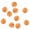 (Set of 10), 2", Coral, variant on Wrapables® Mini Honeycomb Ball Party Decorations for Weddings, Birthday Parties, Baby Showers and Nursery Decor (Set of 10), 2", White