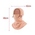 thumbnail image 4 of Pasamontañas térmico ligero que absorbe el sudor cómodo gorro de cara completa Cola Gorro de invierno, 4 of 8