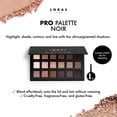 thumbnail image 2 of Paleta de sombras de ojos LORAC PRO Matte & Shimmer Noir con espejo, 2 of 9