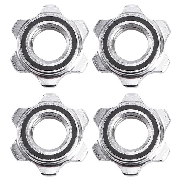 EeaseMX 4 piezas de tornillos de bloqueo giratorio antideslizantes de hierro fundido con tuerca de seguridad hexagonal y hebilla
