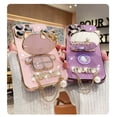 thumbnail image 3 of Popular entre las niñas, caja de teléfono de TPU con espejo de maquillaje de gato 3D de Hello Kitty lindo con diamantes de imitación para iPhone 14 13 12 11 Pro max con soporte, 3 of 4