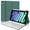 Dark green, variant on Keyboard Case for iPad Mini 7/6, Detachable Rechargeable Bluetooth Keyboard Folio with Pencil Holder
