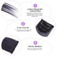 thumbnail image 5 of 4pcs Mujeres de la extensión de cabello clips de pelo corto de pelo corto para niña extensiones de cabello, 5 of 5