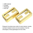 thumbnail image 3 of <p>Double Coil Pickup Cover Electric Guitar Pickup Cover Guitar Pickup Shell 2 Pcs Guitar Pickup Cover H Hole Brass High Hardness Electric Guitar Double Coil Pickup Shell</p>, 3 of 7